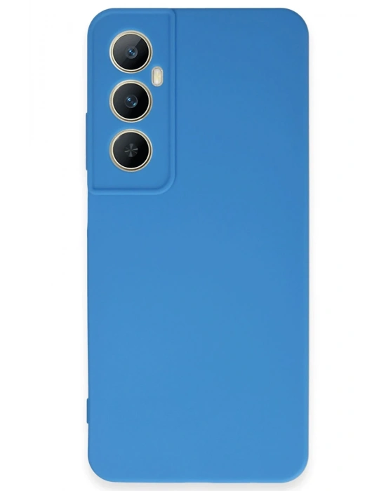 Newface Realme C65 Kılıf First Silikon - Mavi