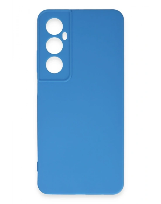 Newface Realme C65 Kılıf First Silikon - Mavi