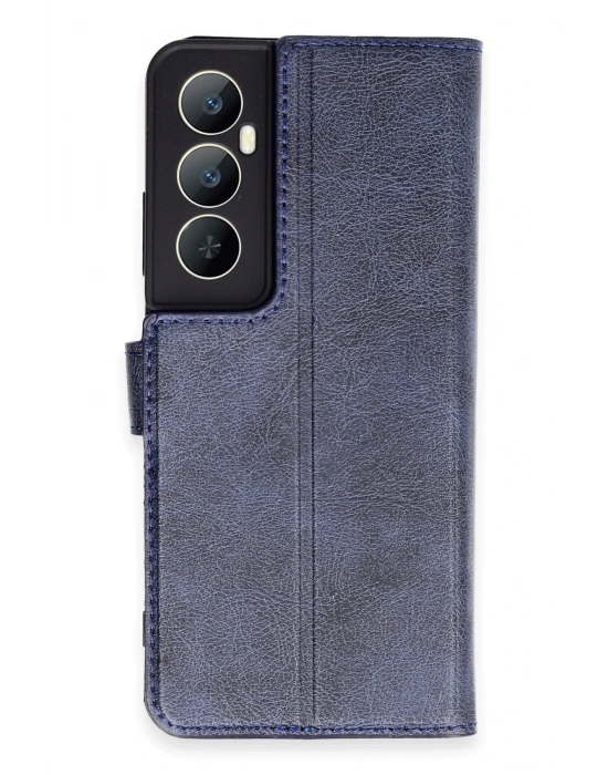 Newface Realme C65 Kılıf Trend S Plus Kapaklı Kılıf - Lacivert