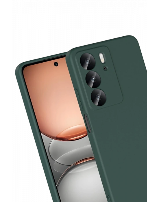 Newface Realme C75 4G First Silikon - Koyu Yeşil