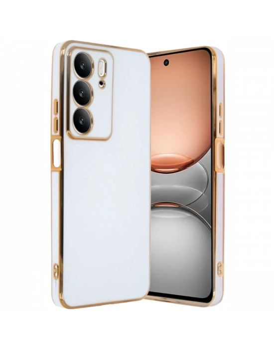 Newface Realme C75 4G Kılıf Volet Silikon - Beyaz