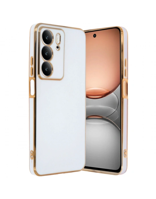 Newface Realme C75 4G Kılıf Volet Silikon - Beyaz