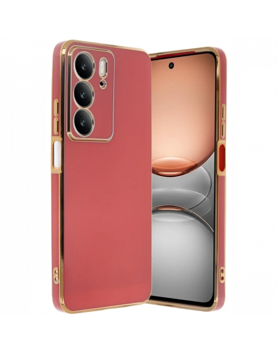 Newface Realme C75 4G Kılıf Volet Silikon - Kırmızı