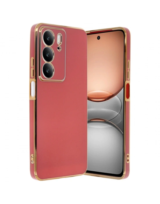 Newface Realme C75 4G Kılıf Volet Silikon - Kırmızı