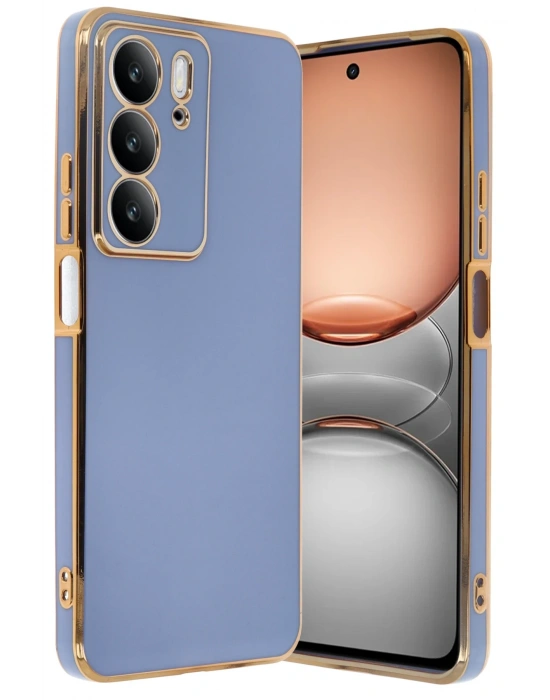 Newface Realme C75 4G Kılıf Volet Silikon - Mavi