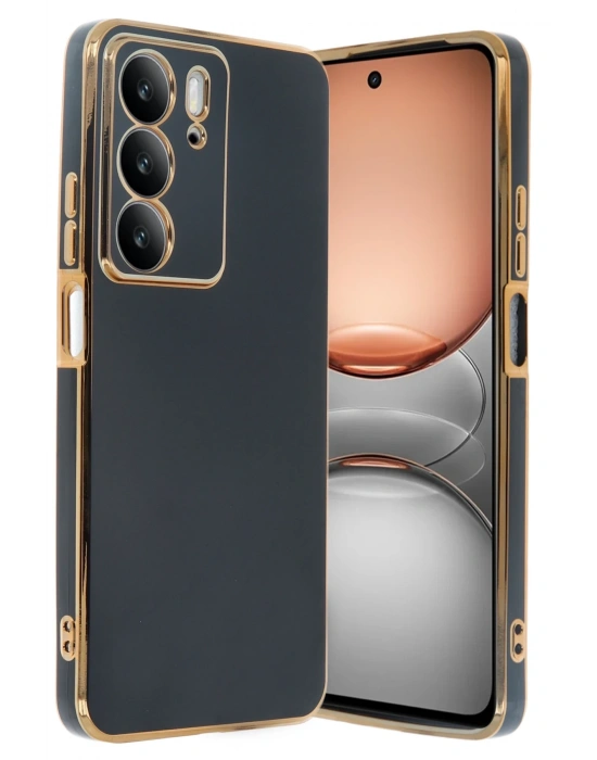 Newface Realme C75 4G Kılıf Volet Silikon - Siyah