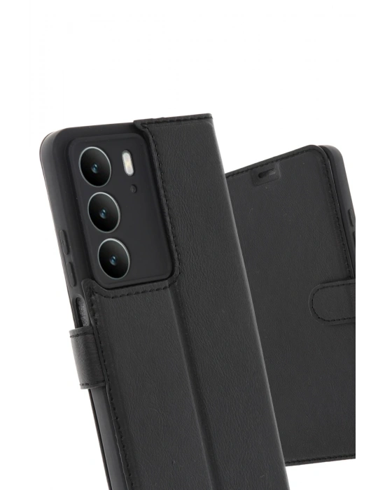 Newface Realme C75 4G Trend S Plus Kapaklı Kılıf - Siyah