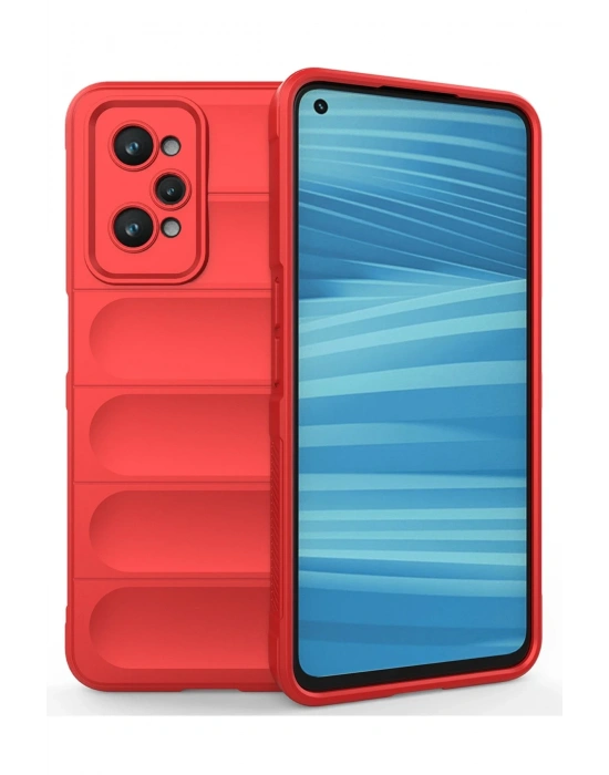 Newface Realme GT2 5G Kılıf Optimum Silikon - Kırmızı