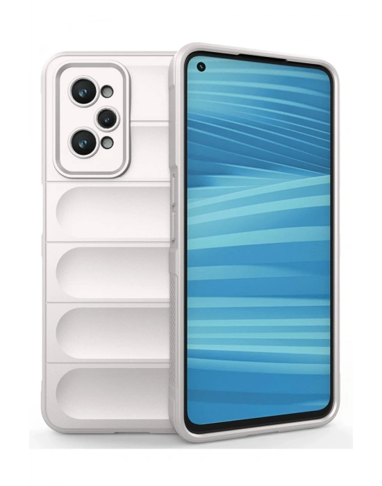 Newface Realme GT2 5G Kılıf Optimum Silikon - Krem