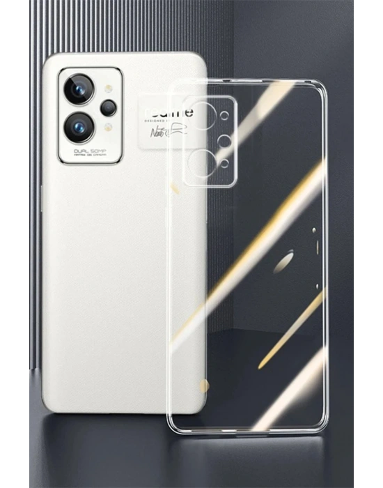 Newface Realme GT2 Pro 5G Kılıf Lüx Şeffaf Silikon