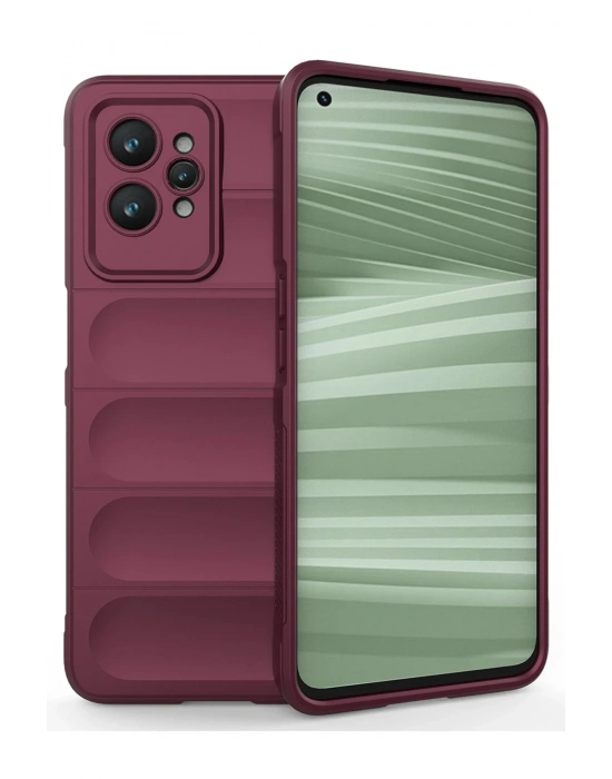 Newface Realme GT2 Pro 5G Kılıf Optimum Silikon - Bordo
