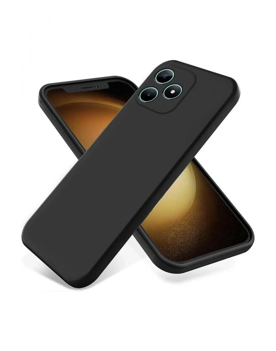 Newface Realme Note 50 4G Kılıf First Silikon - Siyah
