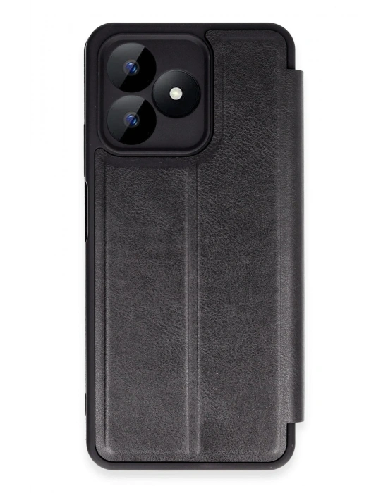Newface Realme Note 50 4G Kılıf Flip Cover - Siyah