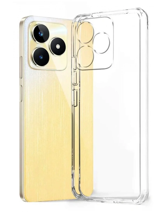 Newface Realme Note 50 4G Kılıf Lüx Şeffaf Silikon