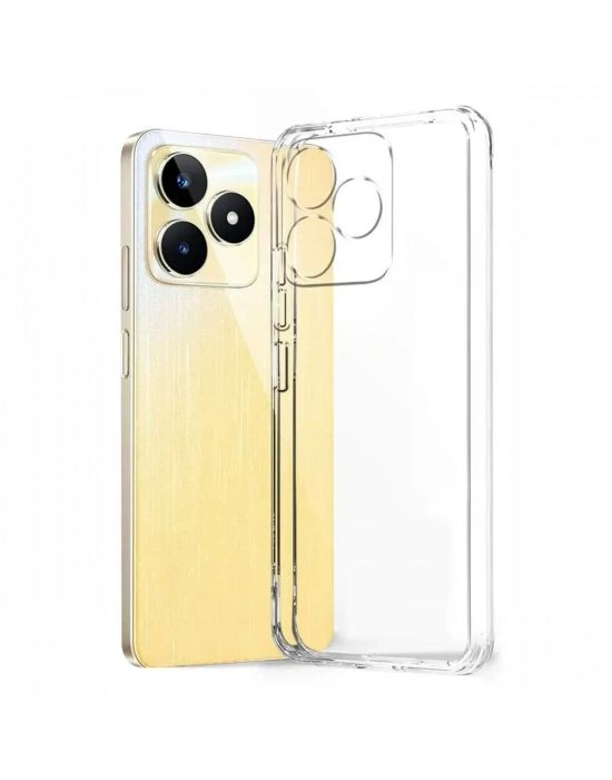 Newface Realme Note 50 4G Kılıf Lüx Şeffaf Silikon