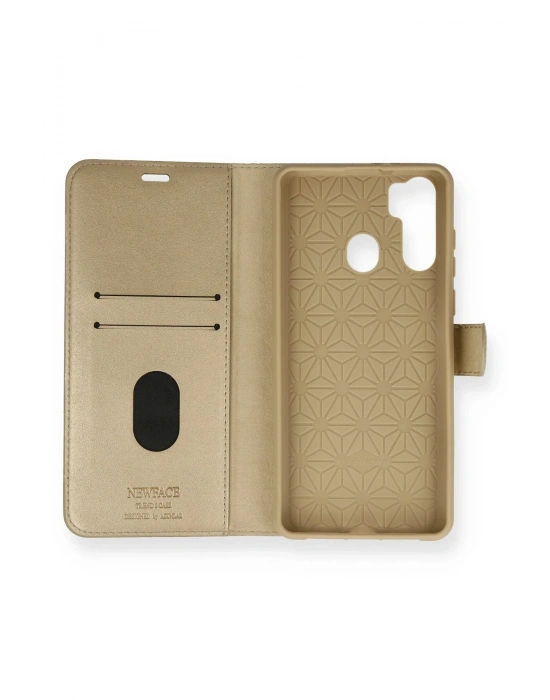 Newface Reeder P13 Blue Max Kılıf Trend S Plus Kapaklı Kılıf - Gold
