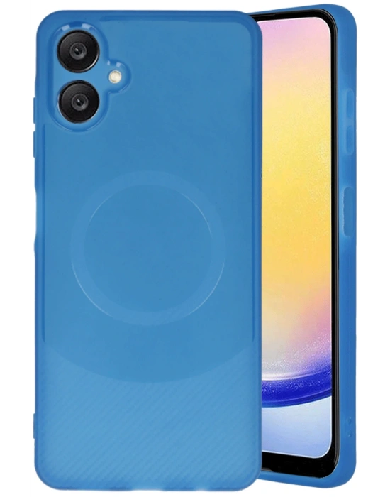 Newface Samsung A06 Kılıf Maya Karbon Kapak - Lacivert