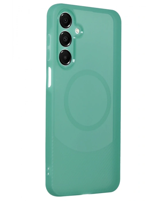 Newface Samsung A16 5G Kılıf Maya Karbon Kapak - Koyu Yeşil