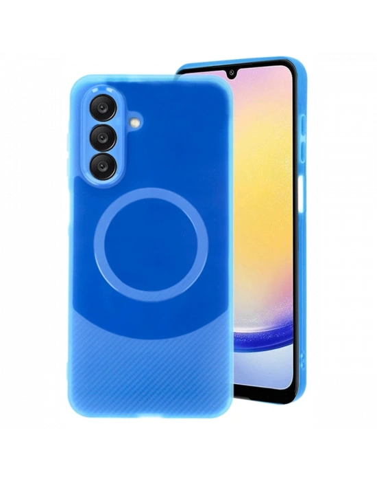 Newface Samsung A16 5G Kılıf Maya Karbon Kapak - Lacivert