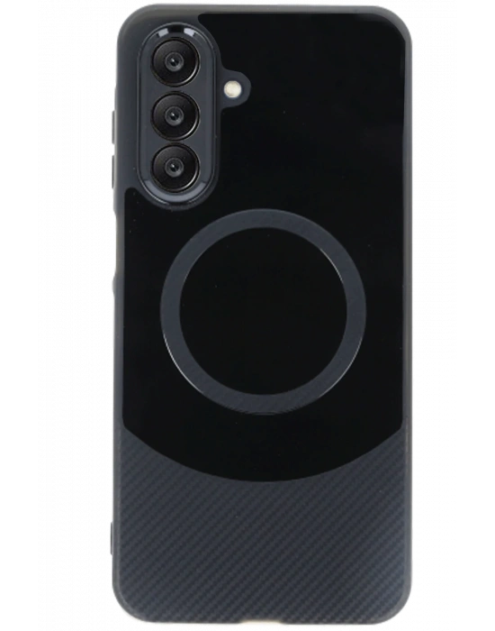 Newface Samsung A26 Kılıf Maya Karbon Kapak - Siyah