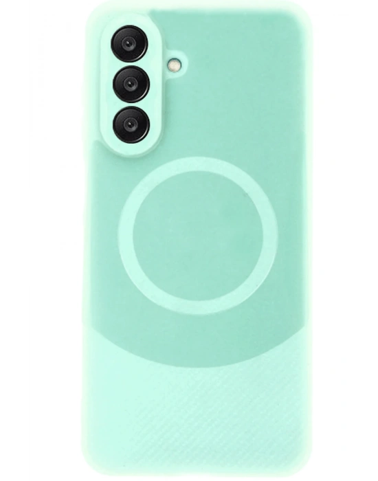 Newface Samsung A26 Kılıf Maya Karbon Kapak - Su Yeşili