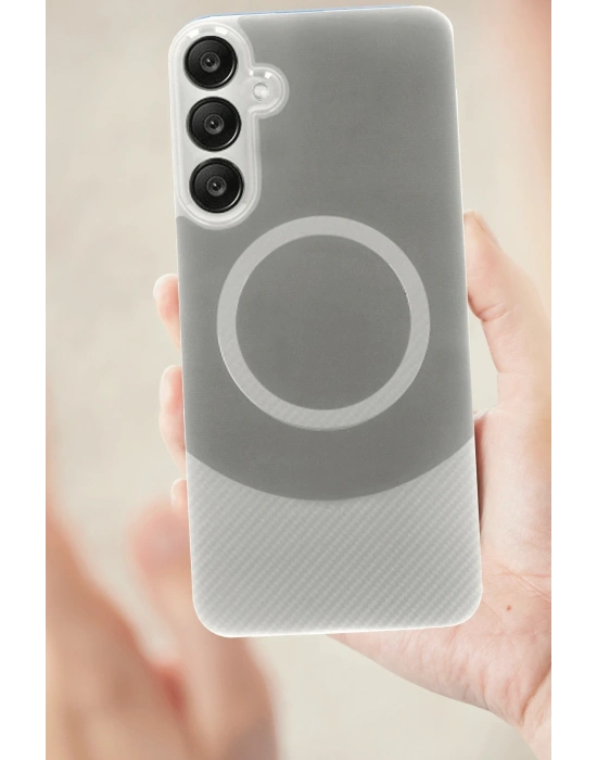 Newface Samsung A36 Kılıf Maya Karbon Kapak - Siyah