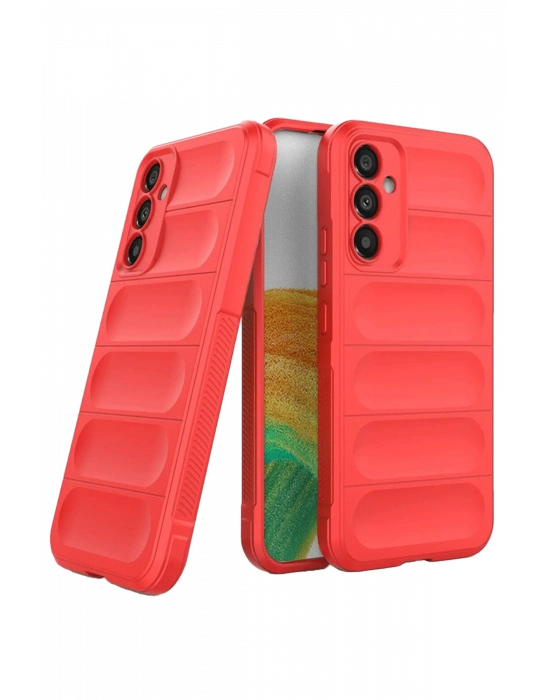 Newface Samsung A36 Kılıf Optimum Silikon - Kırmızı