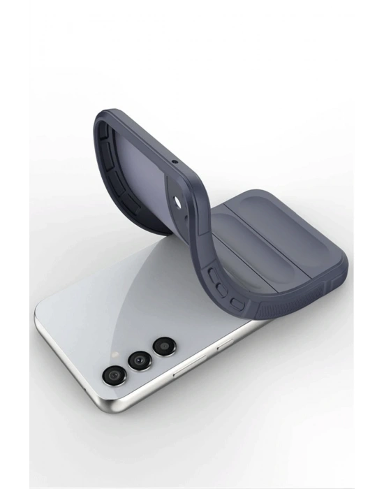 Newface Samsung A56 Kılıf Optimum Silikon - Lacivert