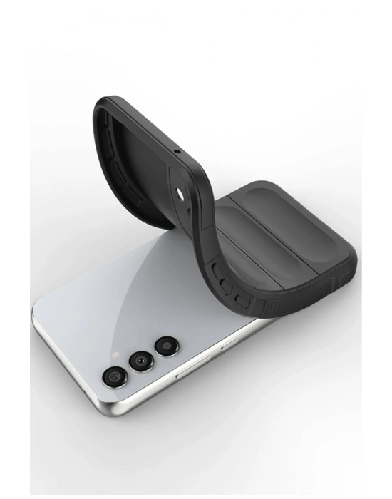 Newface Samsung A56 Kılıf Optimum Silikon - Siyah