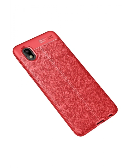Newface Samsung Galaxy A01 Core Kılıf Auto Focus Kapak - Kırmızı