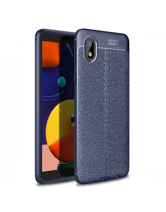 Newface Samsung Galaxy A01 Core Kılıf Auto Focus Kapak - Lacivert