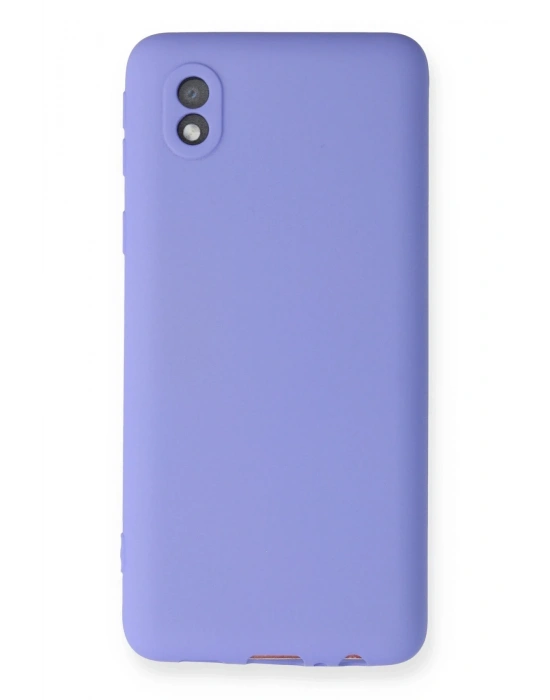Newface Samsung Galaxy A01 Core Kılıf First Silikon - Lila