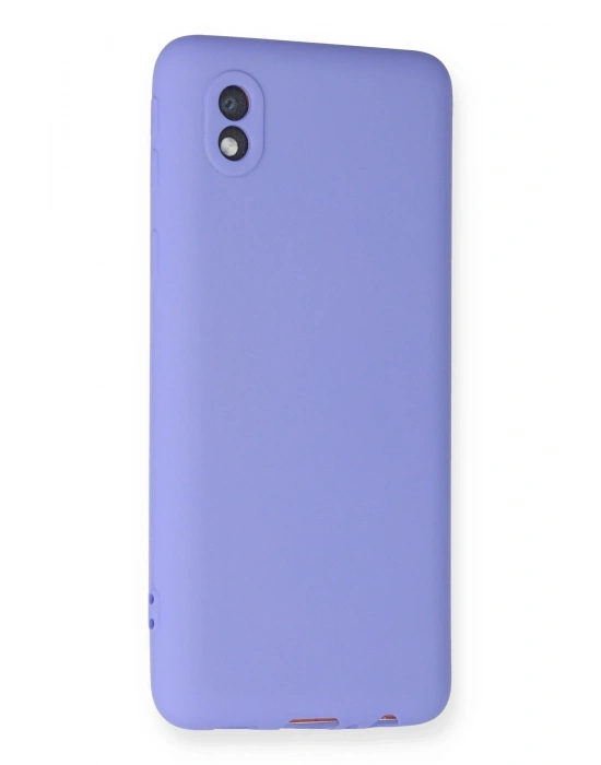 Newface Samsung Galaxy A01 Core Kılıf First Silikon - Lila