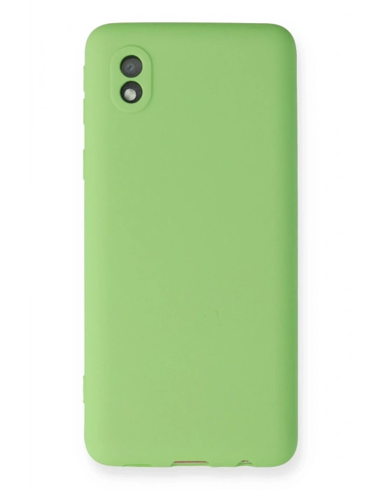 Newface Samsung Galaxy A01 Core Kılıf First Silikon - Yeşil