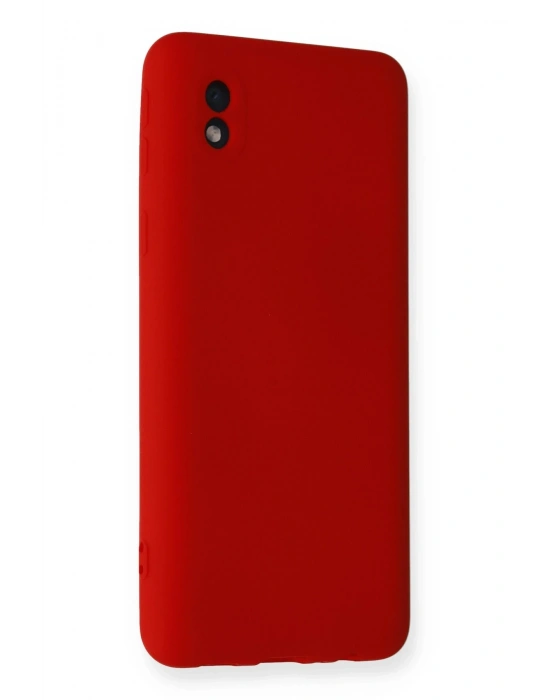 Newface Samsung Galaxy A01 Core Kılıf Nano içi Kadife Silikon - Kırmızı