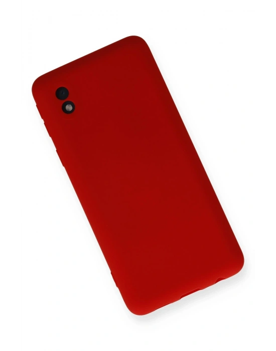 Newface Samsung Galaxy A01 Core Kılıf Nano içi Kadife Silikon - Kırmızı