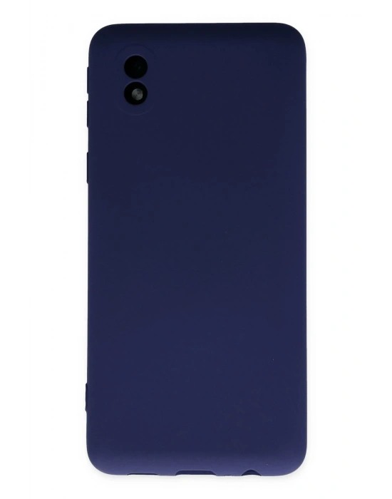 Newface Samsung Galaxy A01 Core Kılıf Nano içi Kadife Silikon - Lacivert