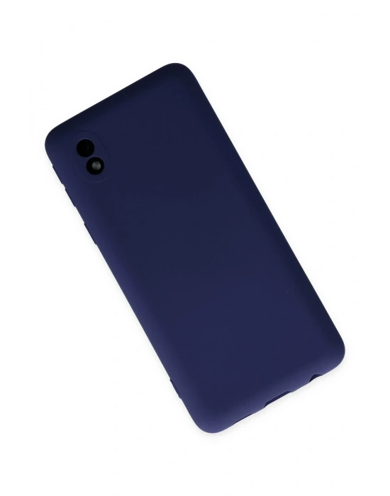 Newface Samsung Galaxy A01 Core Kılıf Nano içi Kadife Silikon - Lacivert