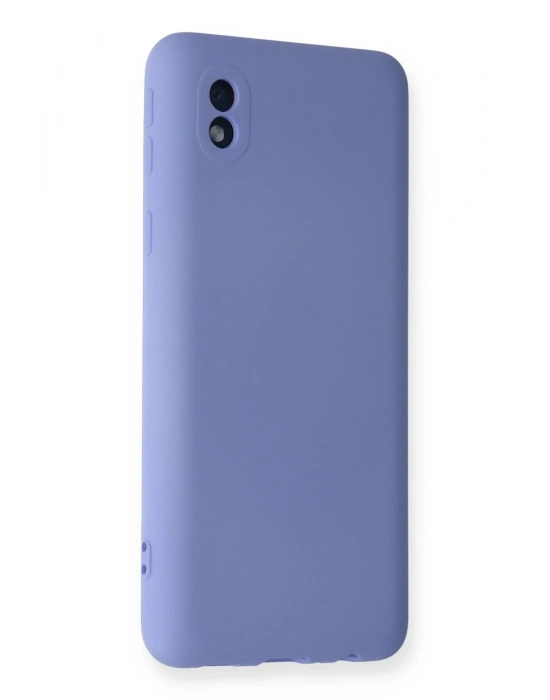 Newface Samsung Galaxy A01 Core Kılıf Nano içi Kadife Silikon - Lila