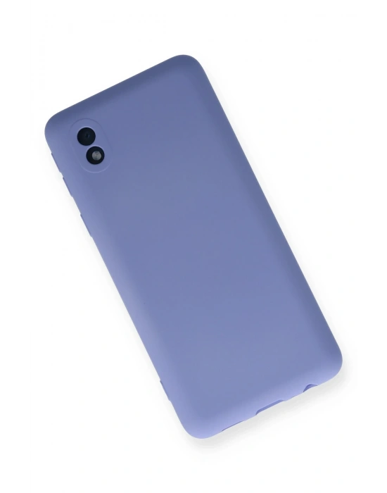 Newface Samsung Galaxy A01 Core Kılıf Nano içi Kadife Silikon - Lila
