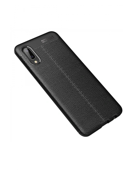 Newface Samsung Galaxy A02 Kılıf Auto Focus Kapak - Siyah