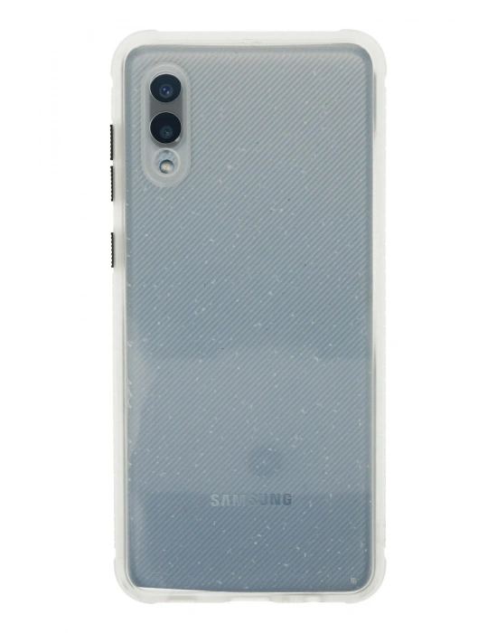 Newface Samsung Galaxy A02 Kılıf Miami Şeffaf Silikon - Şeffaf