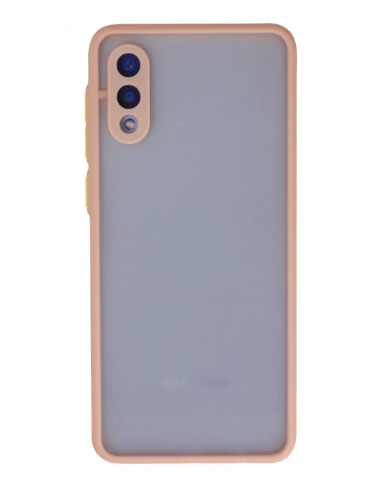 Newface Samsung Galaxy A02 Kılıf Montreal Silikon Kapak - Pembe