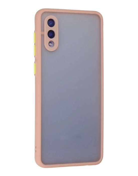 Newface Samsung Galaxy A02 Kılıf Montreal Silikon Kapak - Pembe