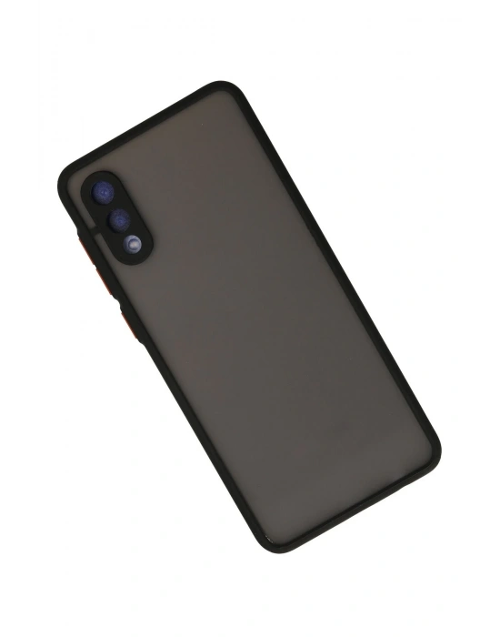 Newface Samsung Galaxy A02 Kılıf Montreal Silikon Kapak - Siyah