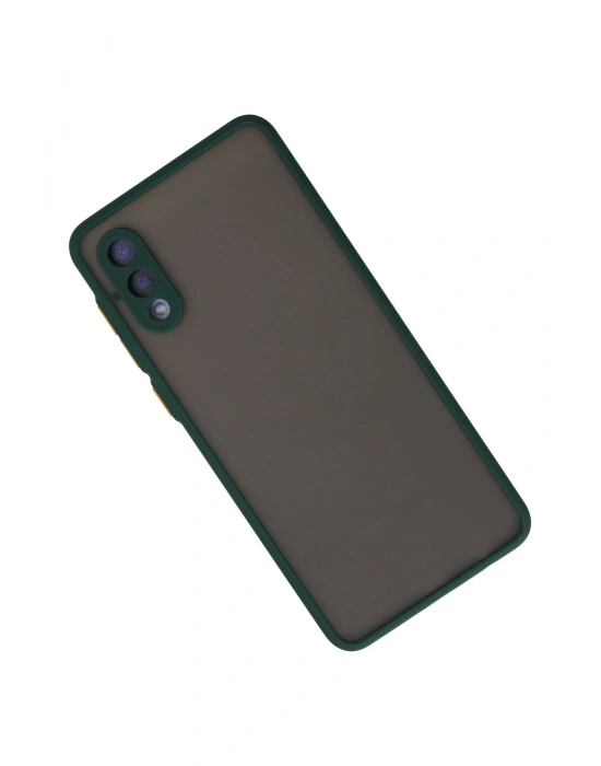 Newface Samsung Galaxy A02 Kılıf Montreal Silikon Kapak - Yeşil