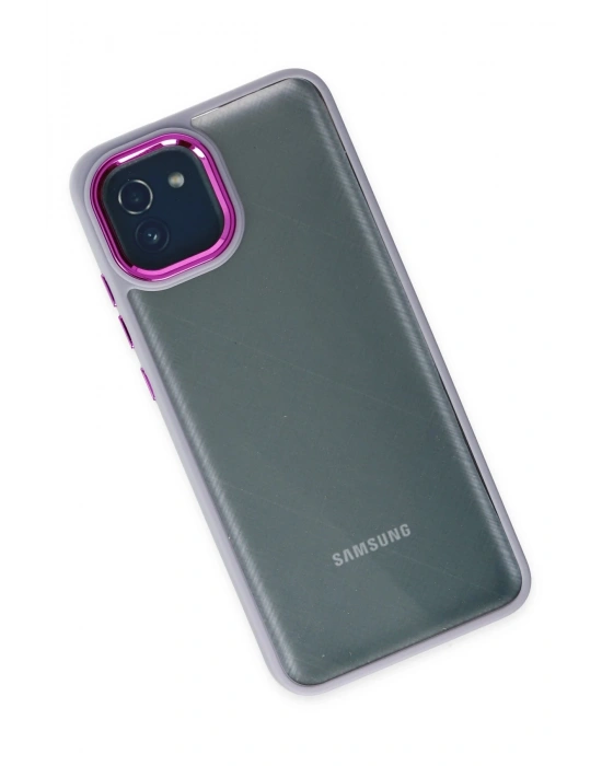 Newface Samsung Galaxy A03 Kılıf Dora Kapak - Lila
