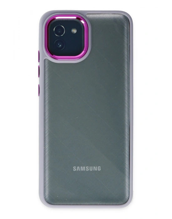 Newface Samsung Galaxy A03 Kılıf Dora Kapak - Lila