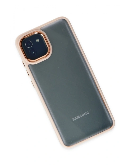Newface Samsung Galaxy A03 Kılıf Dora Kapak - Pudra