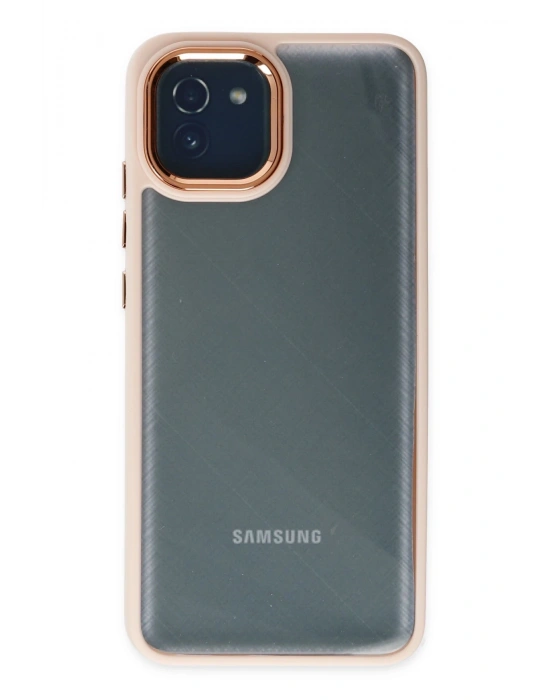 Newface Samsung Galaxy A03 Kılıf Dora Kapak - Pudra